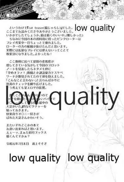 (C96) [TEA BULLET (Urakami Sosogi)] cat teaser (Kantai Collection -KanColle-)