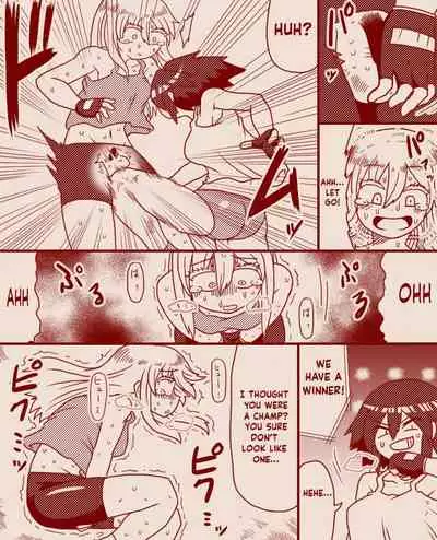 A futanari girl gets her balls hurt during body check (TERA) (COMPLETE)