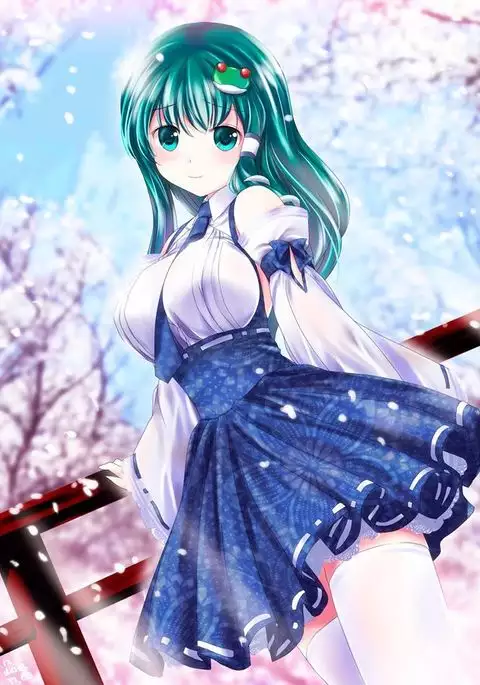 早苗さんとお花見えっち