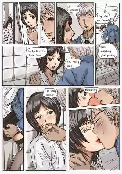 Trap teacher in toilet, extend