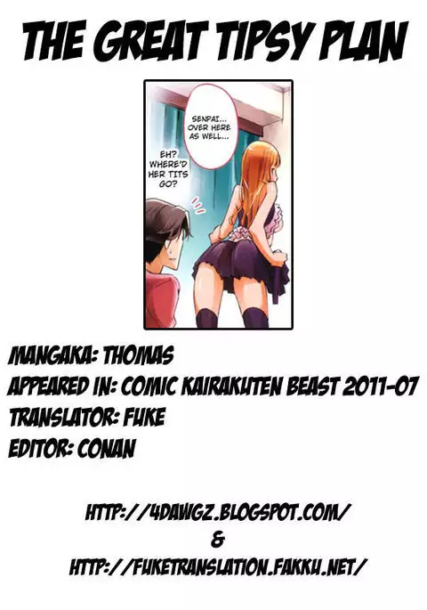 The Great Tipsy Plan