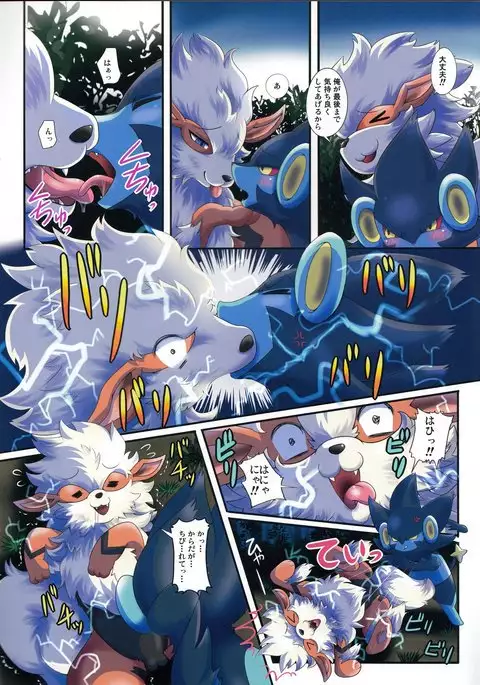 LuxrayxArcanine by bakugatou