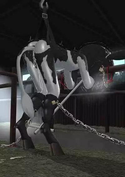 Cow Painted Girl shinshi zaibatsu