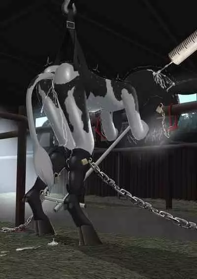 Cow Painted Girl shinshi zaibatsu