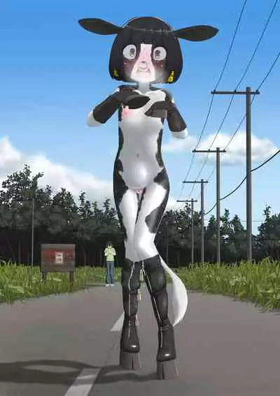 Cow Painted Girl shinshi zaibatsu