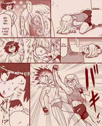 A futanari girl gets her balls hurt during body check (TERA) (COMPLETE)