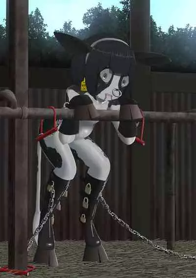 Cow Painted Girl shinshi zaibatsu