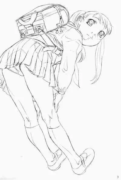(SC35) [Momonga Club (Hayashibara Hikari)] Rakugaki-s 8 -Original Shoujo Enpitsu Genga-shuu-