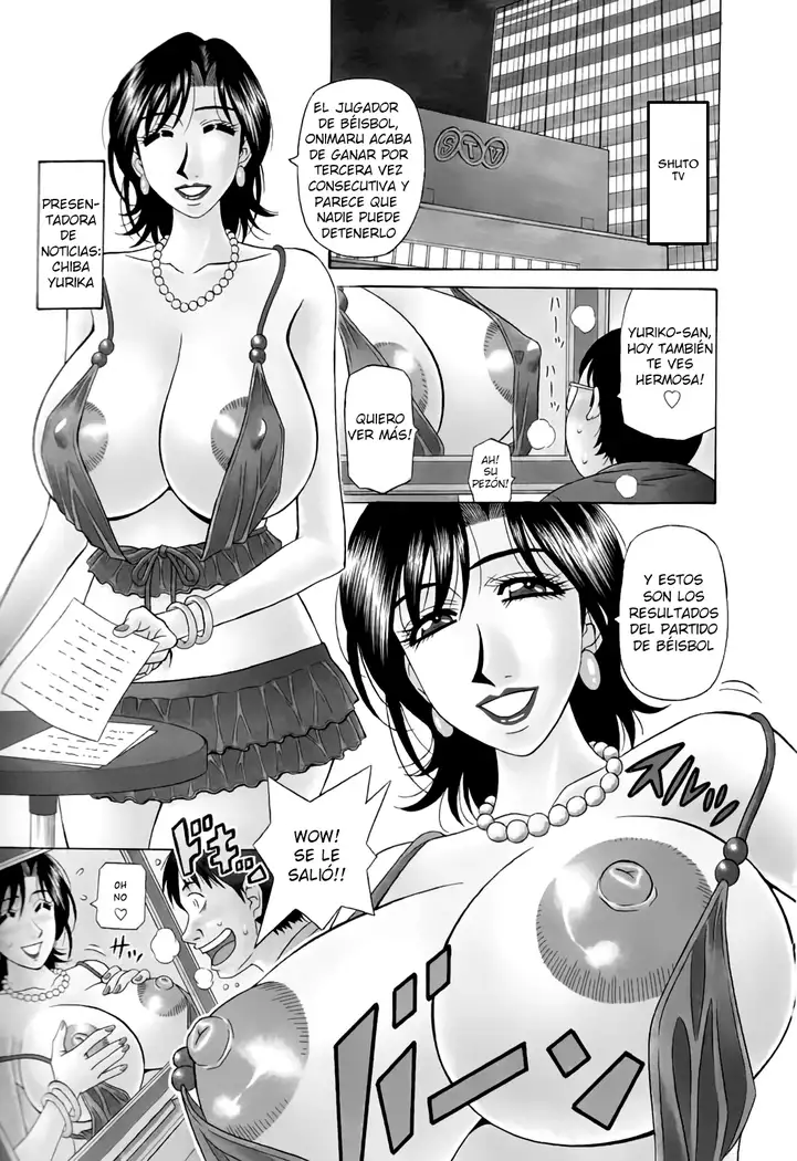 Hitoduma Bakunyuu Announcer Yuriko-san Ch.1-2