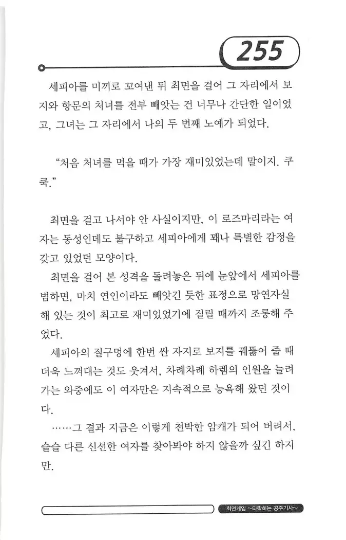 최면게임 - 타락하는 공주기사