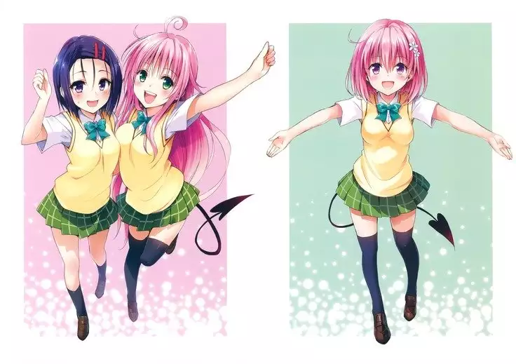 To Love-Ru -Trouble- Darkness Artbook Harem Gold