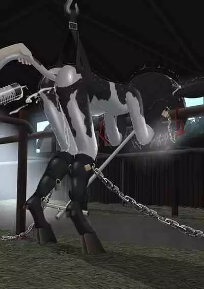 Cow Painted Girl shinshi zaibatsu